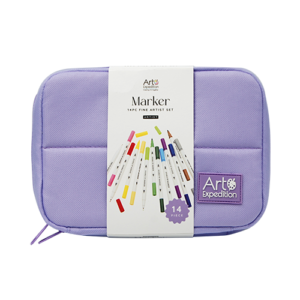14PC Marker Set in Grid Bag