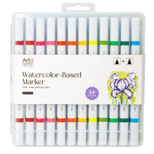 24pc Watercolor Based Markers