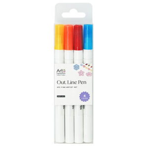 4pc Outline Pens