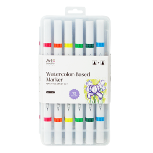 12pc Watercolor Based Markers
