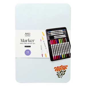 19PC Metallic Marker Set in Tin Box