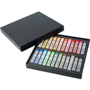 24 pc. Square Soft Pastel Set