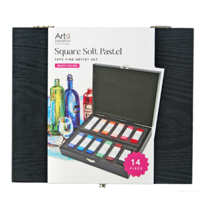 14 pc. Square Soft Pastel Set Basic Colors