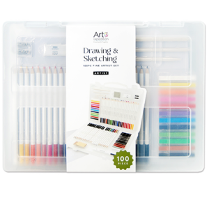 100pc Drawing & Sketching Set