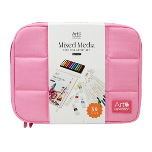39PC Mixed Media Set in Grid Bag