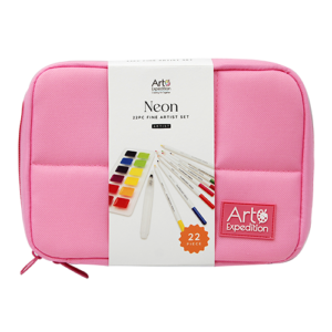 22PC Neon Set in Grid Bag