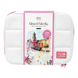 39PC Mixed Media Set in Grid Bag