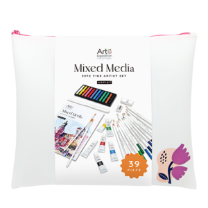 39PC Mixed Media Set in Silicone Bag