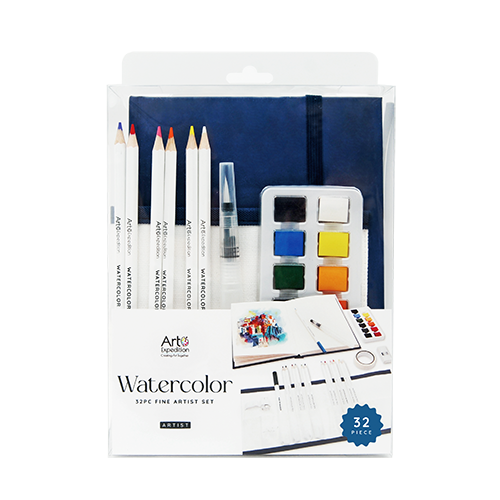 32PC Journal Watercolor Set