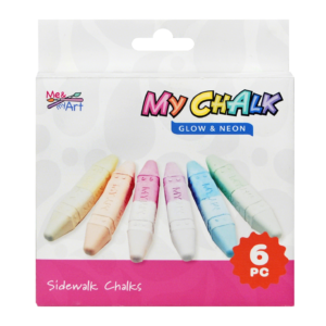 6pc Glow & Neon Chalk