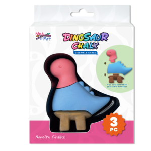 3pc Interlocking Dinosaur Chalk