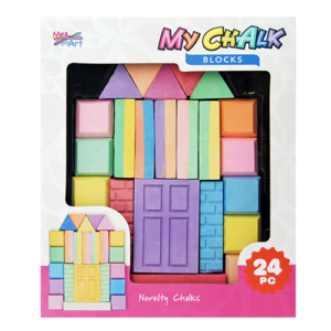24 pc Game House Sidewalk Chalk