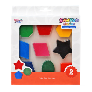 9pc Multi Shaped Crayon Set