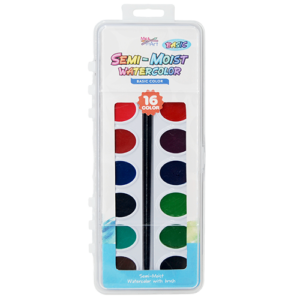 17pc Semi-moist Watercolor Set