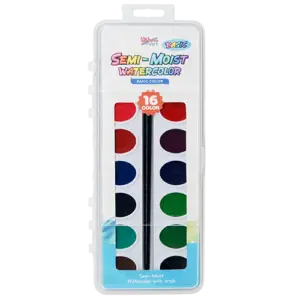 17pc Semi-moist Watercolor Set