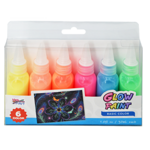 6pc Glow Paint Set