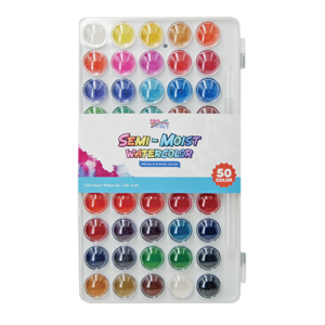 51PC Semi-moist Watercolor Set