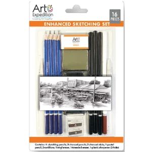 16 Piece Enhanced Sketching Set