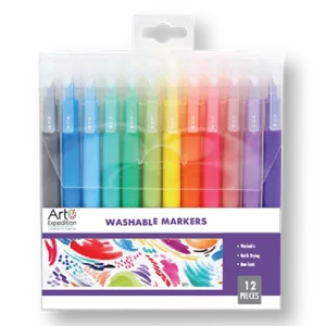 12 Pc. Washable Markers