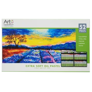 52 Piece Oil Pastels Set
