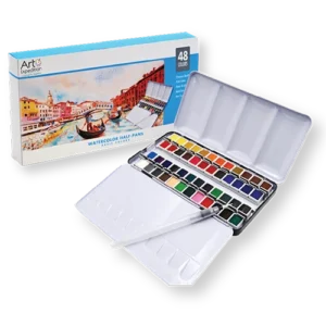 Watercolor Half Pans Assorted 48 Pcs.