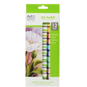 Studio/Scholastic Oil Paint 21 ml/.7 oz. Tube Basic Set 12 Pcs.