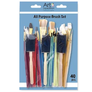 40 pc. Assorted All Purpose Brush Set