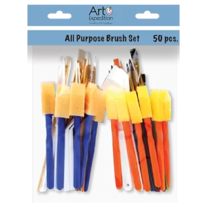50 pc. Assorted All Purpose Brush Set