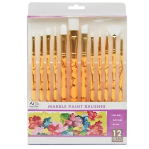 12 pc. Marble Brush Set
