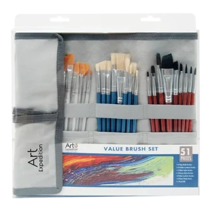 51 pc. Value Brush Roll