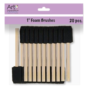 20 pc. Foam Brushes