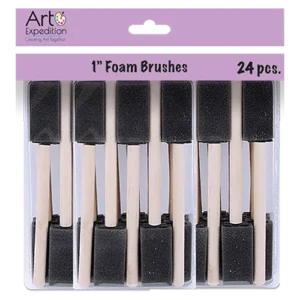 24pc.  Foam Brushes