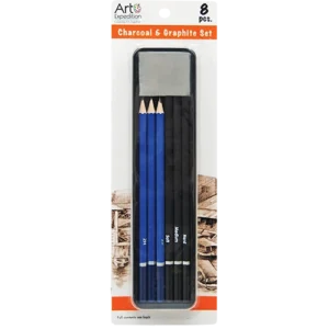 Charcoal and Graphite Set in Tin Box