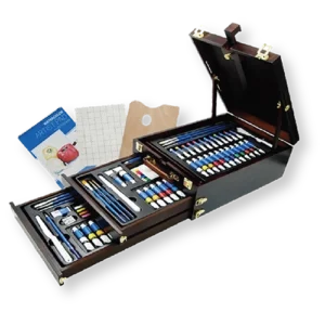 Watercolor Wooden Box Easel Set