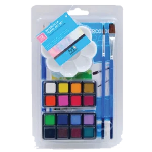 23 pc. Watercolor Travel Set
