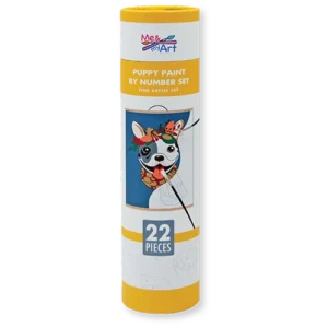 22 pc. Puppy Paint by Number Set