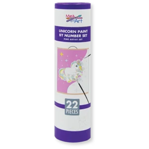 22 pc. Unicorn Paint by Number Set