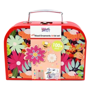 100 pc. Wood Ornament Set