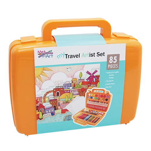 85 pc. Kids Travel Art Set