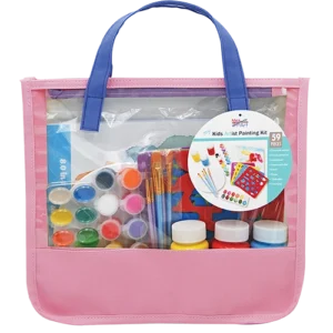 59 pc. Kids Painting Tote Bag Set