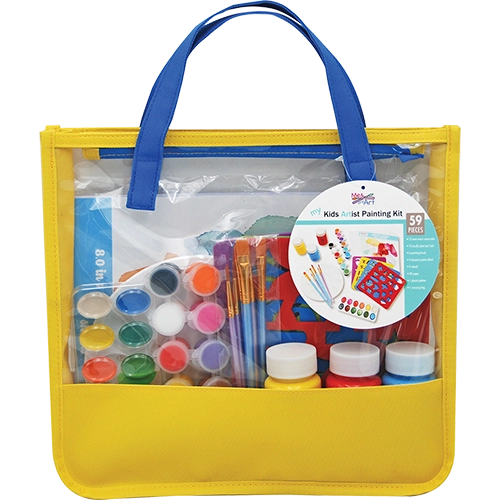 59 pc. Kids Painting Tote Bag Set - Image 2
