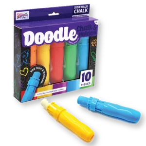10 Doodle Chalk and Holder Set