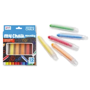 12PC Water Soluble Chalks With Holder