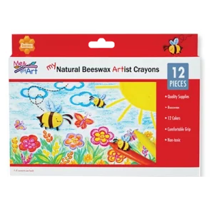 12 pc. Natural Beeswax Crayons