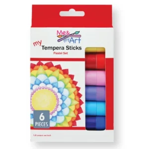 6 pc. Tempera Sticks Pastel Colors