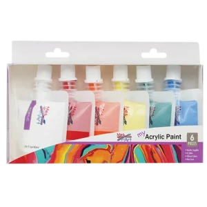 6 pc. Acrylic Pouch 30 ml