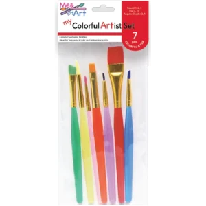 7 pc. Dyed Nylon Brush Set