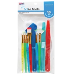 10 pc. Assorted brushes and Accessories Set